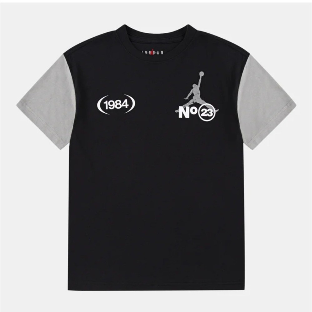 Jordan Kids' 1984 Stack T-Shirt 8-10 D726-023 Size S